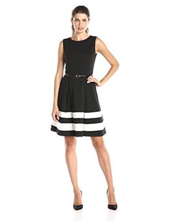 165929_calvin-klein-women-s-fit-and-flare-dress-with-belted-waist-black-ivory-4.jpg