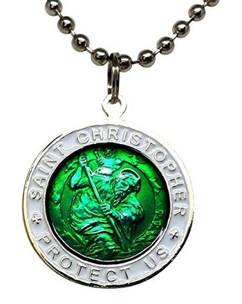 167025_st-christopher-surf-necklace-large-pendant-green-with-white-rim-23-inch-ball-chain.jpg